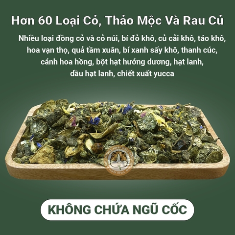 Thức Ăn Little One Cao Cấp Cho Bọ Ú Với 60 Loại Cỏ, Thảo Mộc Và Rau Củ 750g