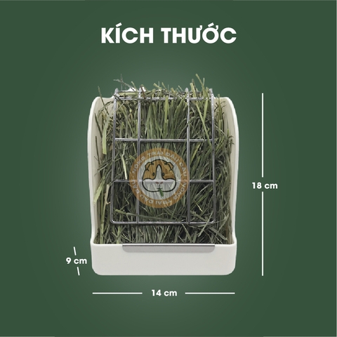Máng Kẹp Cỏ Cho Thỏ, Bọ Ú, Chinchilla Tiết Kiệm Cỏ Chống Rơi Cỏ