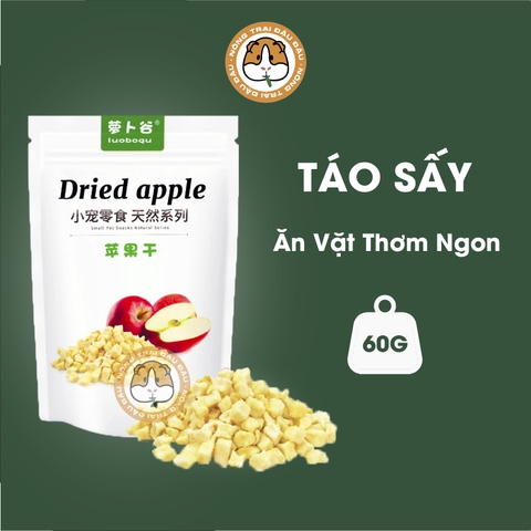 Táo Sấy Ăn Vặt Cho Thỏ, Bọ Ú, Hamster Giàu Vitamin 60g