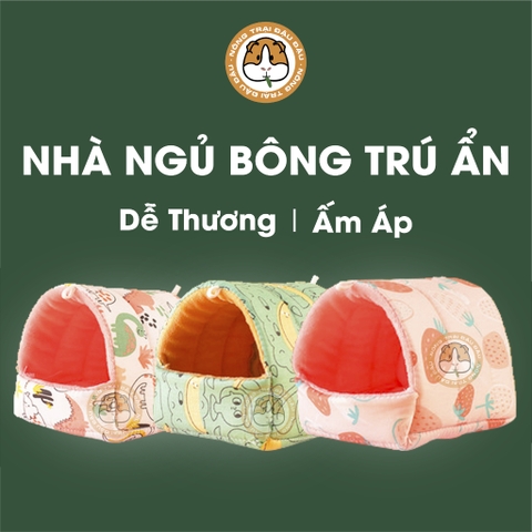 Nhà Ngủ Trú Ẩn Ấm Áp Cho Bọ Ú, Hamster, Sóc Bay