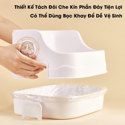 Khay Vệ Sinh Cho Thỏ, Bọ Ú, Chinchilla Cao Cấp Tiện Lợi Hiệu Jessie
