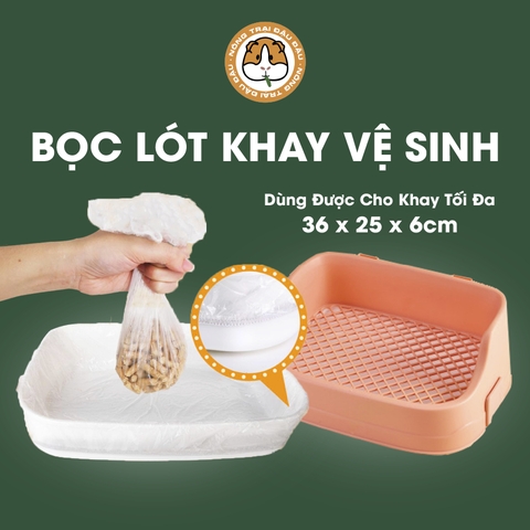 Túi Bọc Khay Vệ Sinh Cho Thỏ, Bọ Ú, Chinchilla Tiện Lợi Tiết Kiệm Thời Gian