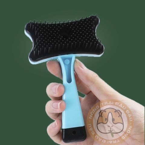 Lược Chải Lông Cho Thỏ, Bọ Ú, Chó, Mèo Có Nút Bấm Đẩy Lông