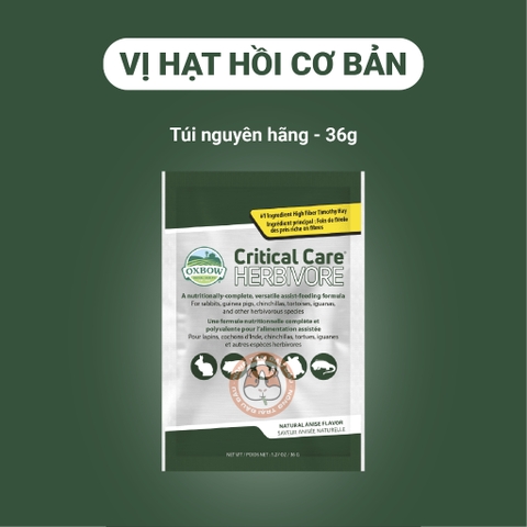 Oxbow Critical Care Bột Cỏ Phục Hồi Khẩn Cấp Cho Thỏ, Bọ Ú, Chinchilla, Rùa Cạn, Bò Sát