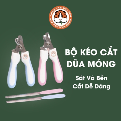 Kéo Cắt Và Dũa Móng Cho Thỏ, Bọ Ú, Chinchilla, Chó, Mèo