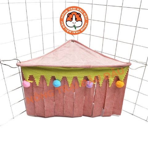 Rèm Che Trú Ẩn Cho Bọ Ú, Hamster, Sóc, Nhím Rèm Che 3 Mặt