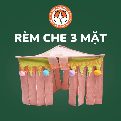 Rèm Che Trú Ẩn Cho Bọ Ú, Hamster, Sóc, Nhím Rèm Che 3 Mặt