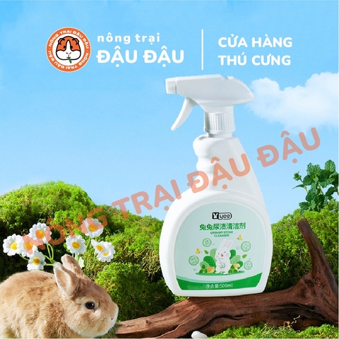 Xịt Khử Mùi Vệ Sinh Chuồng Cho Thỏ, Bọ Ú, Chinchilla Xịt Tẩy Cặn Nước Tiểu Yee 500ml