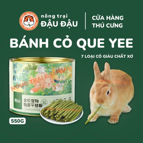 Bánh Cỏ Yee Cho Thỏ, Bọ Ú, Chinchilla, Hamster Thành Phần Từ 7 Loại Cỏ Giàu Chất Xơ