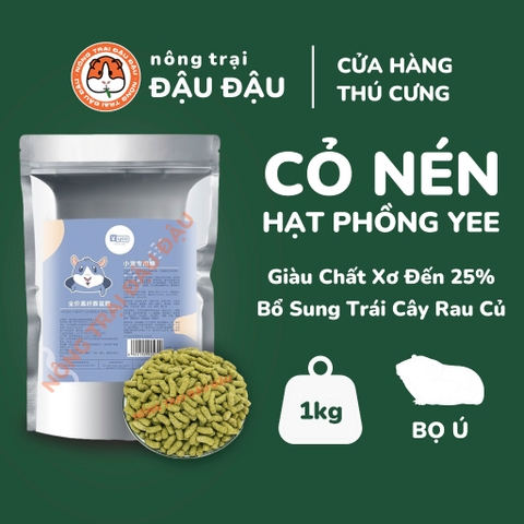 Cỏ Nén Yee Cho Bọ Ú Chuột Lang Hạt Phồng Giàu Chất Xơ 1kg