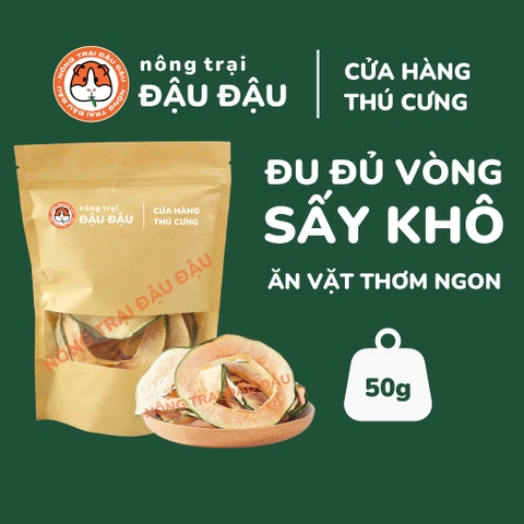 Đu Đủ Sấy Khô Ăn Vặt Cho Thỏ, Bọ Ú, Chinchilla Ăn Vặt Thơm Ngon 50g