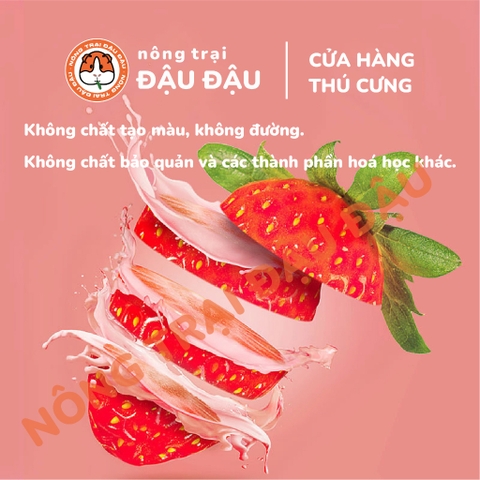 Dâu Sấy Lạnh Yee Cho Thỏ, Bọ Ú, Hamster Giàu Vitamin Hộp 20g