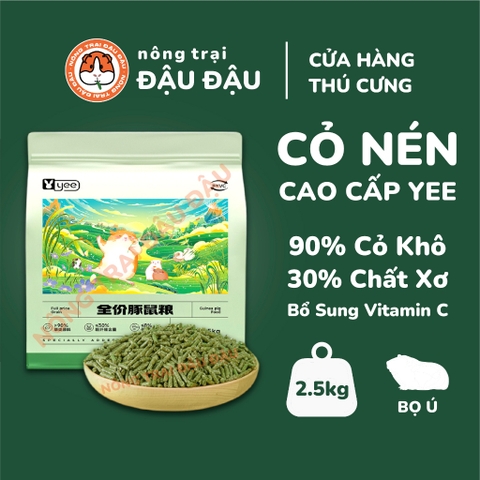 Cỏ Nén Yee Cho Bọ Ú Chứa 30% Chất Xơ & Vitamin C 2.5kg