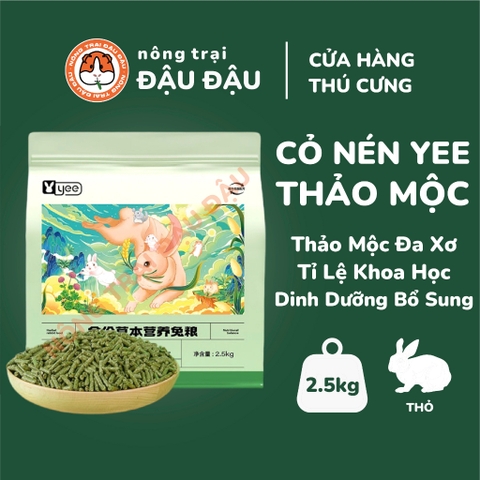 Cỏ Nén Cho Thỏ Yee Thảo Mộc 2,5kg