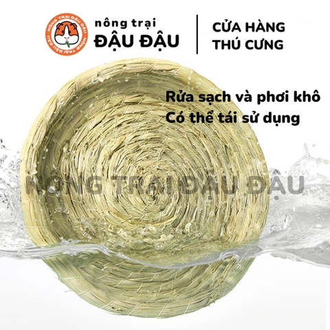 Tổ Rơm Trú Ẩn Cho Thỏ, Bọ Ú, Chinchilla Tổ Ngủ Cho Chuột Lang, Thỏ, Thú Nhỏ