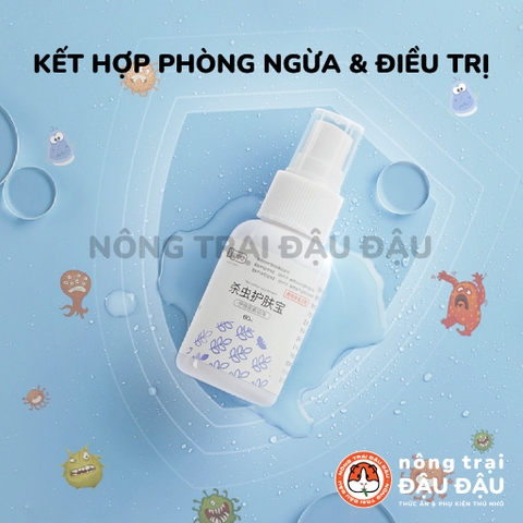 Xịt Ve, Rận, Bọ Chét Cho Thỏ, Bọ Ú, Hamster, Thú Nhỏ Chính Hãng Yee 60ml