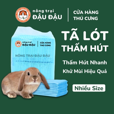 Tã Lót Chuồng Cho Thỏ, Bọ Ú, Chó, Mèo, Thú Cưng Tã Lót Thấm Hút