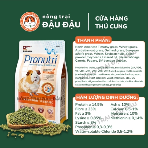 Cỏ Nén Pronutri Vitamin C 800g