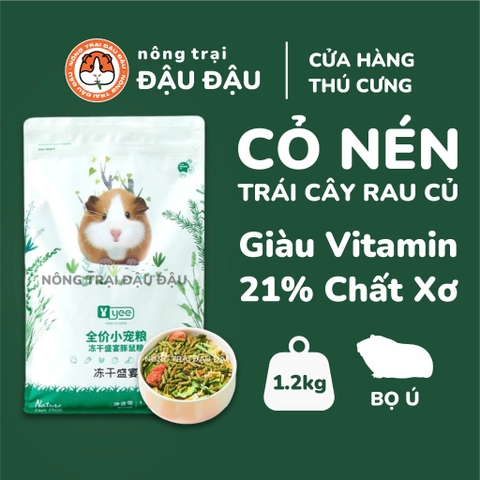 Cỏ Nén Cho Bọ Ú Yee Bổ Sung Trái Cây Rau Củ 1.2kg