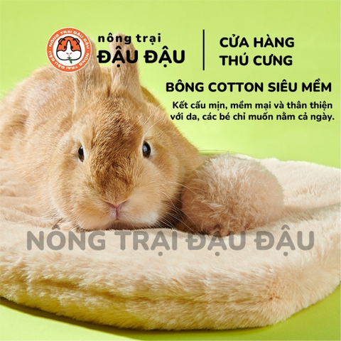 Đệm Bông Cao Cấp Cho Thỏ, Bọ Ú, Chinchilla Mềm Mại Ấm Áp