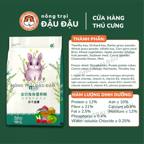 Cỏ Nén Cho Thỏ Yee Trái Cây Rau Củ