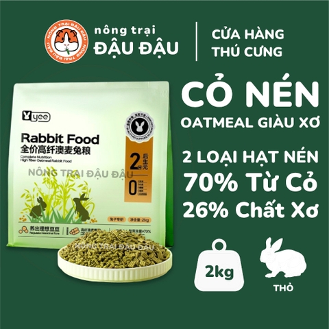 Cỏ Nén Cho Thỏ Yee Oatmeal