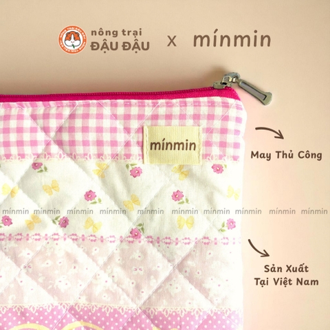 Túi Đựng Laptop Chần Bông Túi Đựng Máy Tính, Ipad Hoạ Tiết Dễ Thương