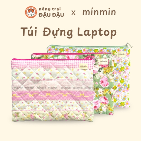 Túi Đựng Laptop Chần Bông Túi Đựng Máy Tính, Ipad Hoạ Tiết Dễ Thương