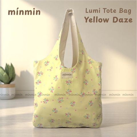 Túi Tote Vải 2 Lớp Quai Tròn Hoạ Tiết Dễ Thương Lumi Tote Bag