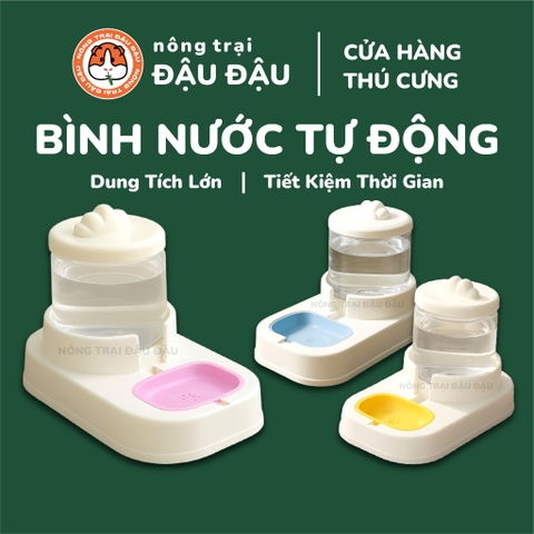 Bình Nước Tự Động Cho Thỏ, Bọ Ú, Chó, Mèo Tiện Lợi Dung Tích Lớn