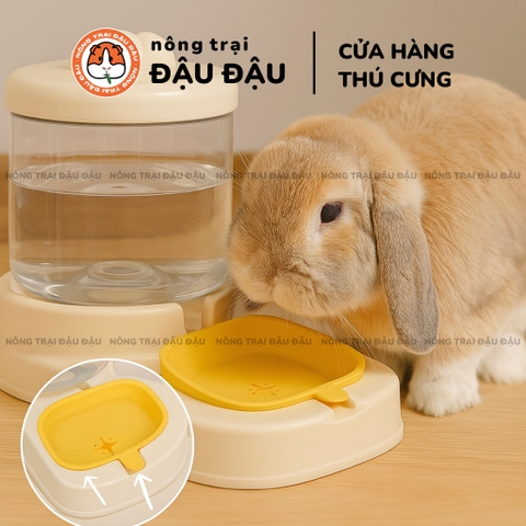 Bình Nước Tự Động Cho Thỏ, Bọ Ú, Chó, Mèo Tiện Lợi Dung Tích Lớn