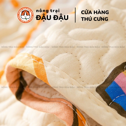 Thảm Lót Chống Trượt Cho Thỏ, Bọ Ú, Chó, Mèo, Thú Cưng Mềm Mại Thoải Mái