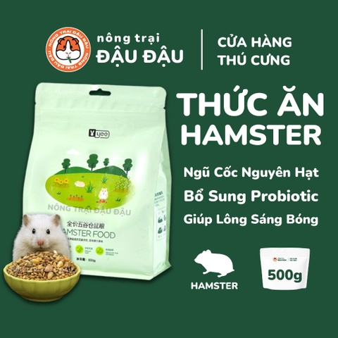 Thức Ăn Hamster Yee Ngũ Cốc Nguyên Hạt Bổ Sung Probiotics 500g