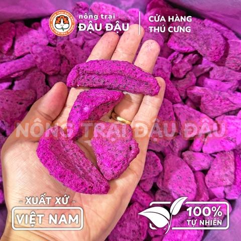 Thanh Long Sấy Cho Bọ Ú, Thỏ, Hamster, Chinchilla Thanh Long Sấy Thăng Hoa Ăn Vặt Cho Thú Nhỏ 30g
