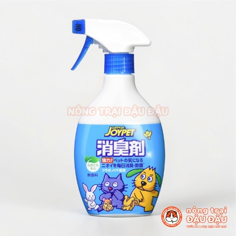 Xịt Khử Mùi Cho Thỏ, Bọ Ú, Hamster, Chó, Mèo, Thú Cưng Xịt Khử Mùi Nhật Bản Joypet 400ml