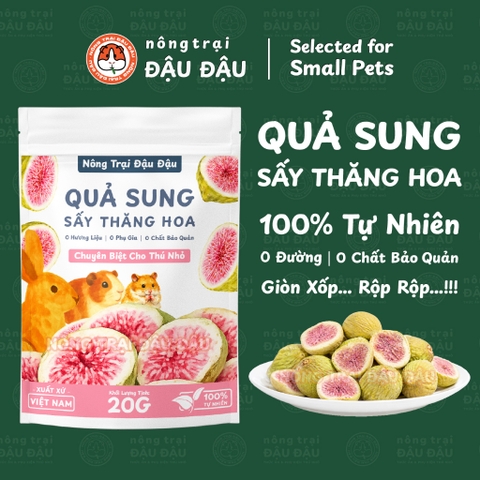 Sung Sấy Thăng Hoa Cho Thỏ, Bọ Ú, Hamster Ăn Vặt 20g