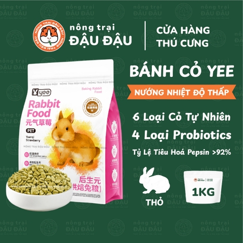 Bánh Cỏ Cho Thỏ Yee Cao Cấp Nướng Nhiệt Độ Thấp Tăng Cường Tiêu Hoá 1kg