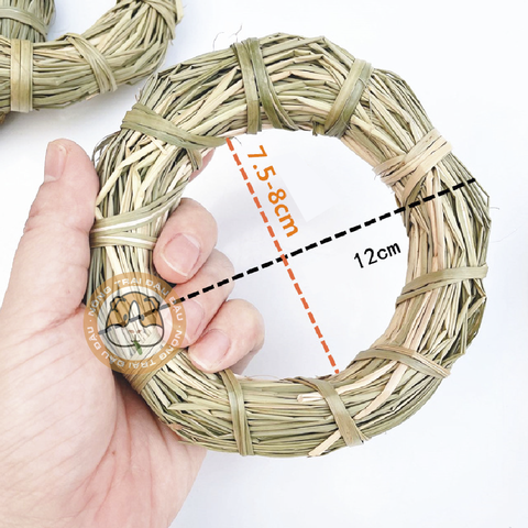 Vòng Cỏ Cho Thỏ, Bọ Ú, Chinchilla Đồ Chơi Giảm Stress