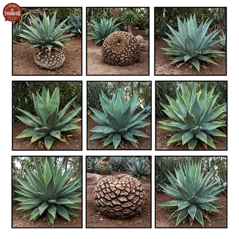 Các loại cây Agave được sử dụng để sản xuất Tequila và Mezcal