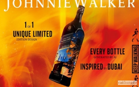 Johnnie Walker Ứng Dụng AI Thiết Kế 50.000 Chai Black Label Độc Bản