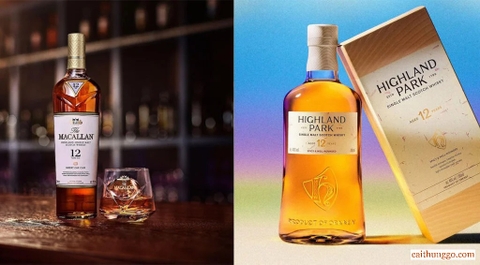 So sánh Macallan 12 Year Old Sherry Oak và Highland Park 12 Year Old