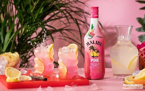 Malibu Pink: Làn Gió Mới Chinh Phục Tín Đồ Rượu Pha Chế