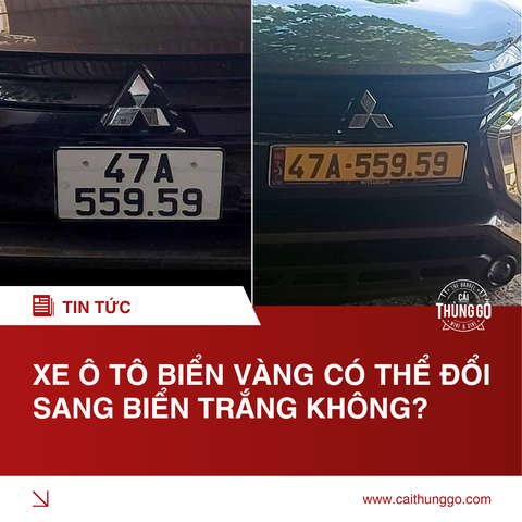Hướng Dẫn Chi Tiết Thủ Tục Đổi Biển Số Vàng Sang Trắng Cho Ô Tô (Cả Xe Đang Vay Ngân Hàng)