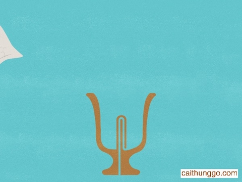 Chiếc chén cổ được thiết kế để trút rượu khi người ta tham