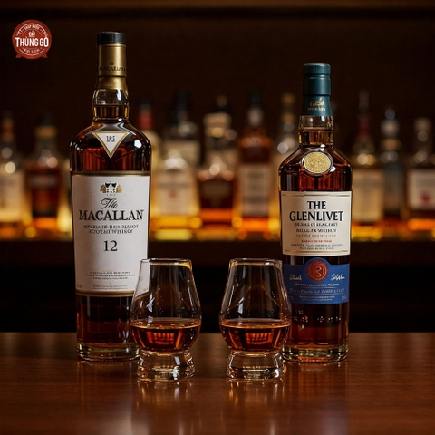 So Sánh Rượu Macallan vs Glenlivet