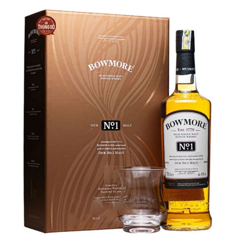Rượu Whisky Scotland Bowmore No.1 Islay 700Ml HQ F24