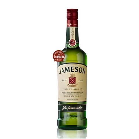 Rượu Whisky Irisch Ailen Jameson Triple Distilled Irish Whisky