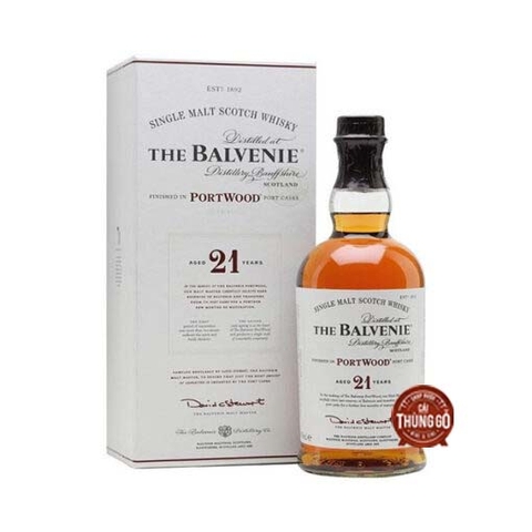 Rượu Whisky Scotland Balvenie 21Yo