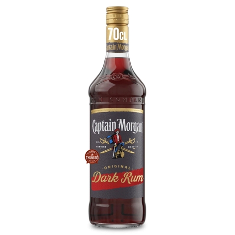 Rượu Rum Mỹ Captain Morgan Dark Rum 700ml