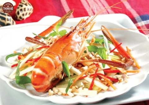 Gỏi bưởi tôm càng